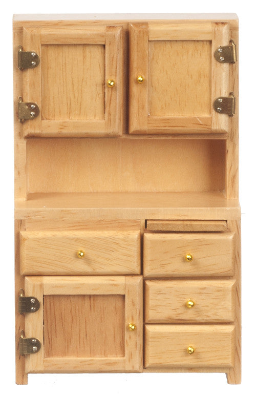 Old Fashioned Kitchen Hutch - Oak