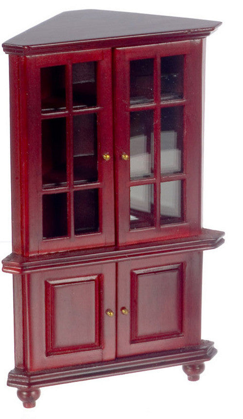 Corner Hutch - Mahogany