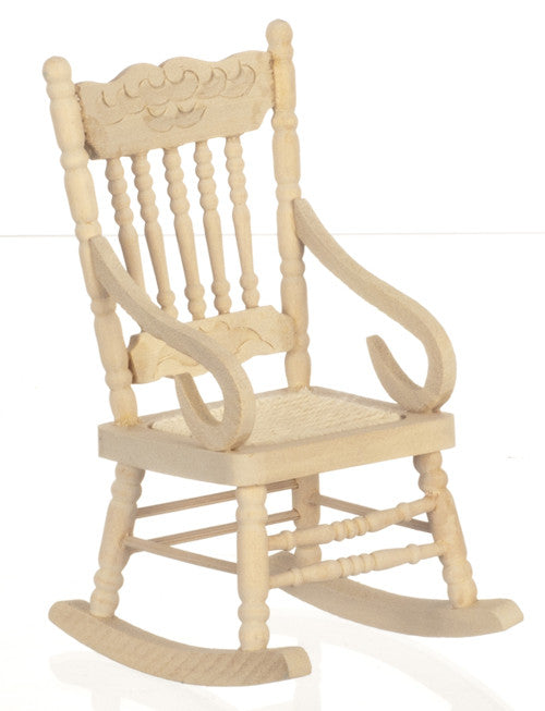 Boston Rocker - Unfinished Oak