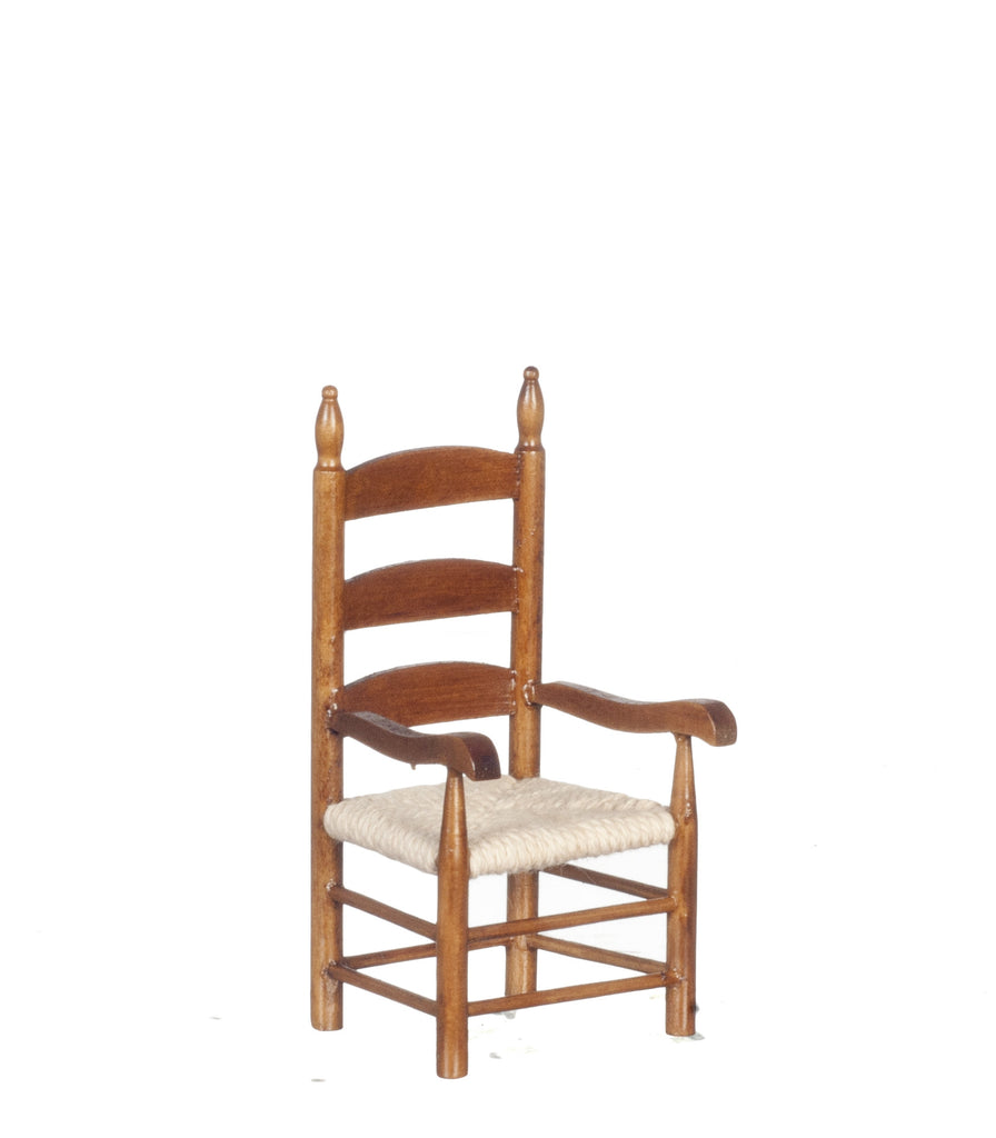 Armchair - Walnut with White