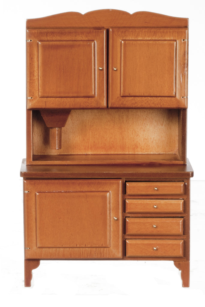 Traditional Flour Bin Hutch - Oak
