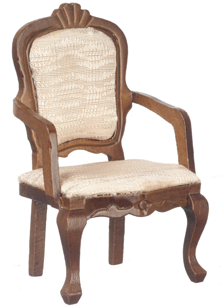 Armchair - Walnut with Cream
