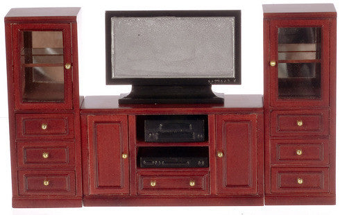 Living Room Entertainment Center Set - Walnut
