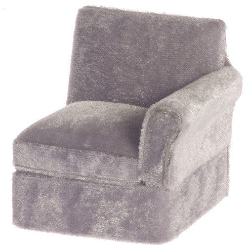 Sectional Sofa - Arm on Left - Grey