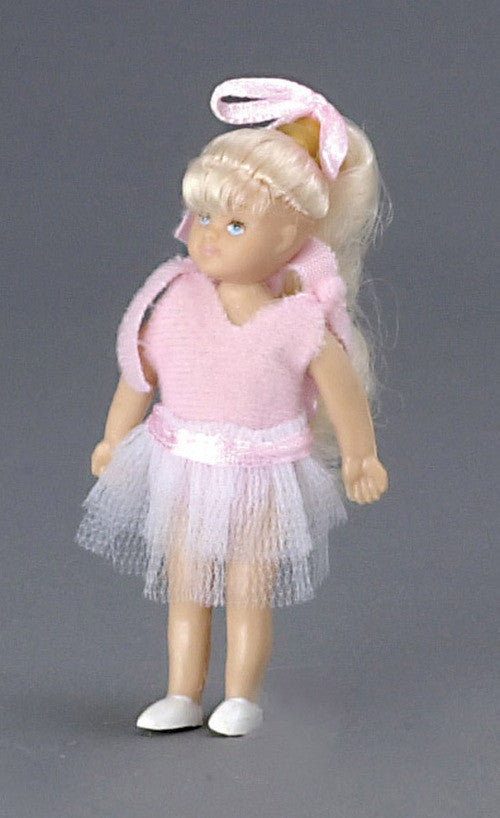 Blonde Girl with ballerina tutu