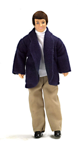 White Father with Purple Jacket