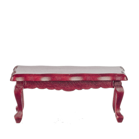 Victorian Scalloped Coffee Table - Mahogany