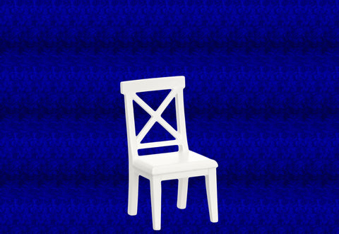 Cross Buck Chair - White