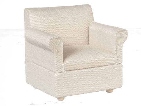 Traditional Chair - Walnut with White