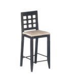 3pc Bar Set - Black with Tan