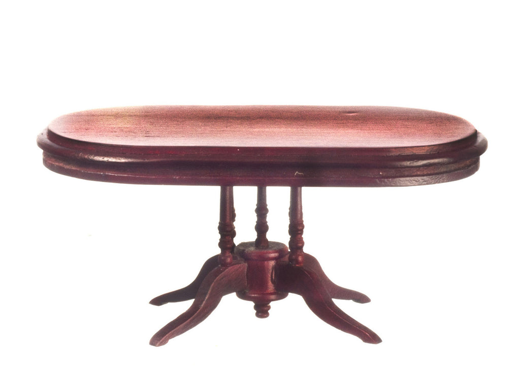 Victorian Oval Dining Table - Mahogany