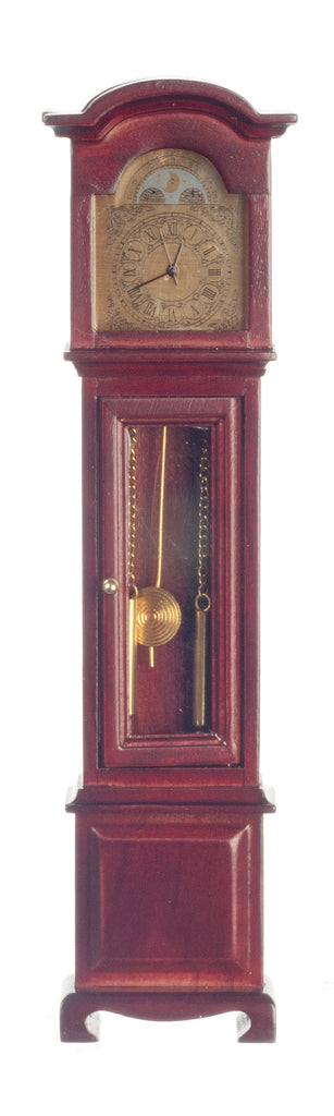 Victorian Working Quartz Clock - Mahogany