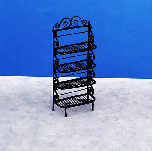 Metal Baker's Rack - Black