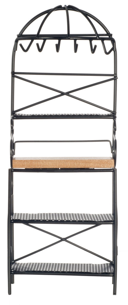Metal Kitchen Rack - Black