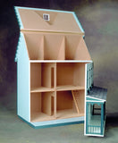 Opened Front Opening Vermont Farmhouse Jr Dollhouse