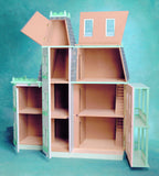 Back of Front Opening Alison Jr. Dollhouse