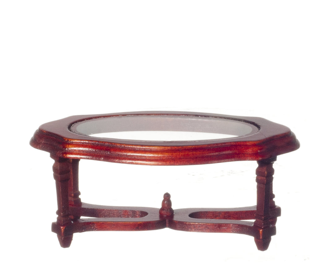 Oval Coffee Table - Mahogany
