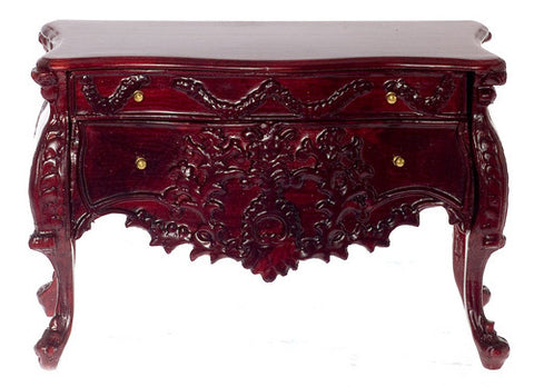 Victorian Bombe Console - Mahogany