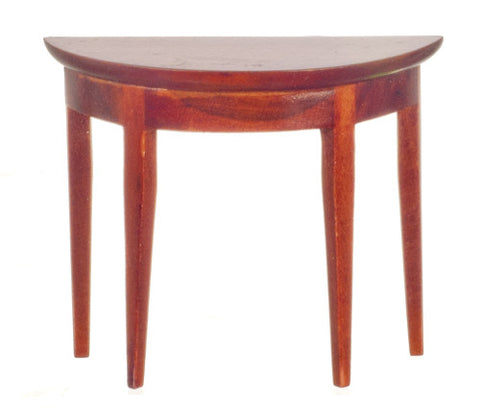 Antique Half Round Hall Table - Mahogany