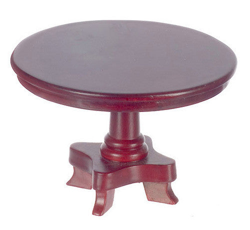 Round Dining Room Table - Mahogany