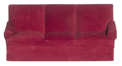 Traditional Sofa - Red
