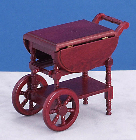 Victorian Dropleaf Tea Cart - Mahogany