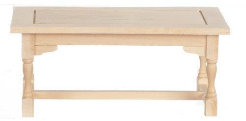Rectangular Working Table - Unfinished Oak