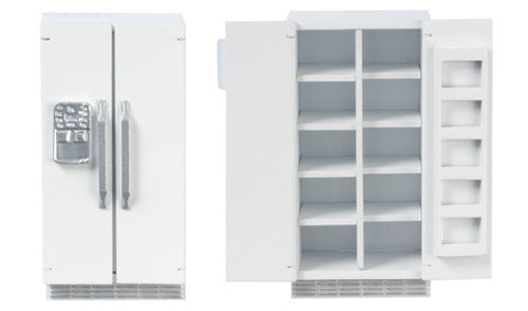 Kitchen Refrigerator - White with Silver