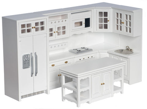 8pc Kitchen Set - White