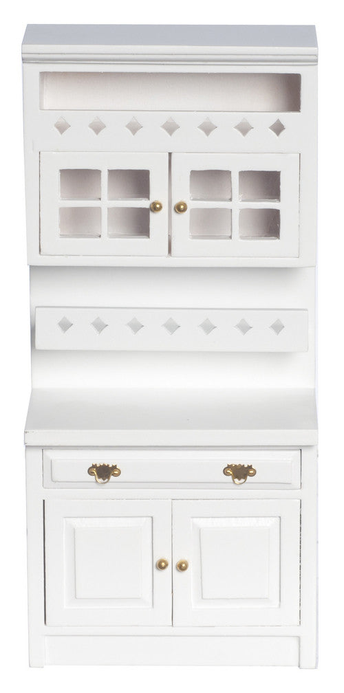 Kitchen Cabinet with Shelves - White