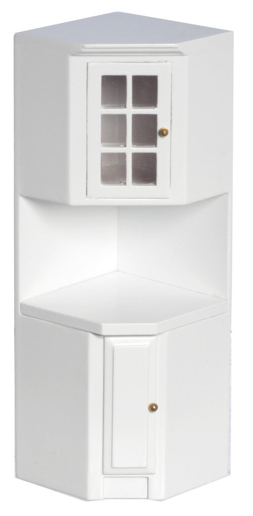 Kitchen Corner Cabinet - White