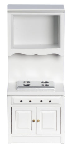 Kitchen Stove with Space for Microwave- White