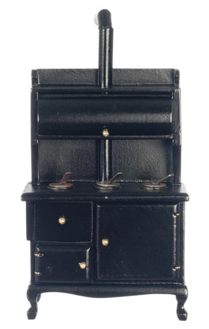 Old Fashioned Wood Stove - Black