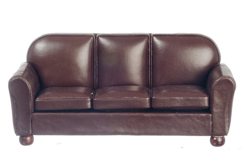 Leather Sofa - Brown