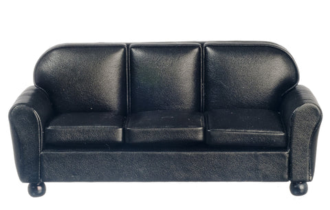 Leather Sofa - Black