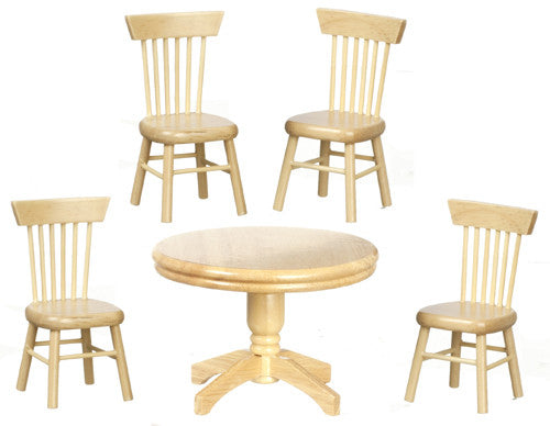 5pc traditional Dining Room Set - Oak