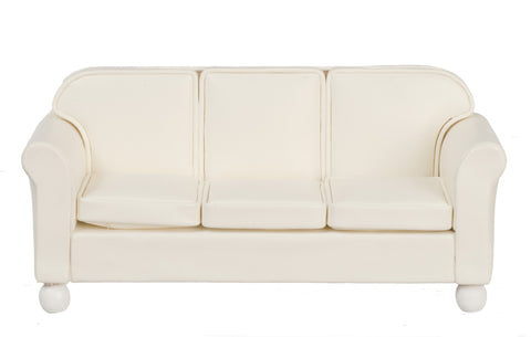 Leather Sofa - Cream