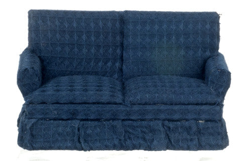 Traditional Loveseat - Navy