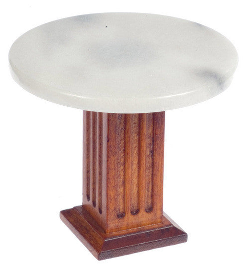 Marble Top Table - Walnut